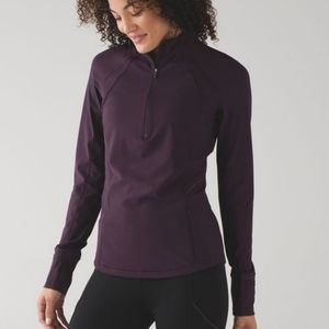 STUNNING LULULEMON FRESH TRACKS 1/2 ZIP LONG SLEEVE PULLOVER TOP